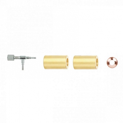 Тройник с боковой гайкой 1/4" SAE, 7/16"-20UNF (на трубку 4мм)